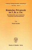 Römisches Privatrecht im 5. Jh. n. Chr.