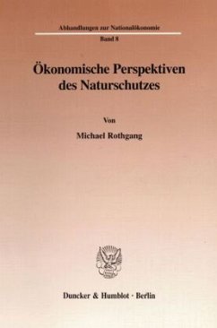 Cover Ökonomische Perspektiven des Naturschutzes.