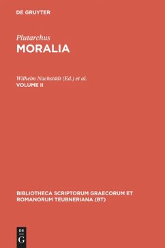 Moralia: Volume II Plutarchus Author
