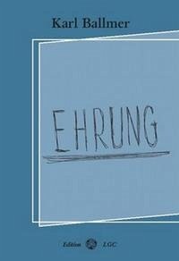 Ehrung – des Philosophen Herman Schmalenbach - Ballmer, Karl