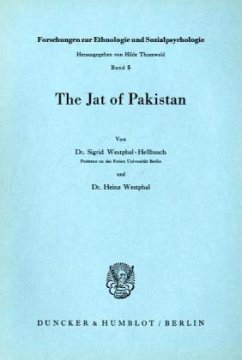 The Jat of Pakistan. - Westphal-Hellbusch, Sigrid;Westphal, Heinz