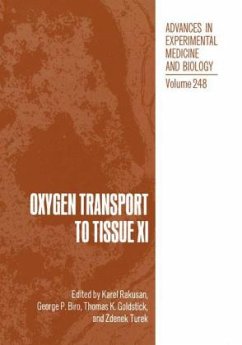 Oxygen Transport to Tissue XI - Rakusan, Karel; Biro, George P.; Goldstick, Thomas K.