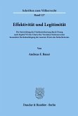 Effektivität und Legitimität.