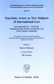 Non-State Actors as New Subjects of International Law.