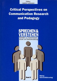 Cover Critical Perspectives on Communication Research and Pedagogy
