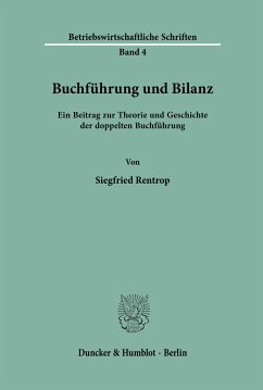 Buchführung und Bilanz. - Rentrop, Siegfried