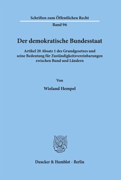 Der demokratische Bundesstaat. - Hempel, Wieland