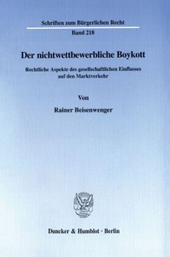 Cover Der nichtwettbewerbliche Boykott.