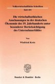 Die wirtschaftsethischen Anschauungen in der deutschen Ökonomie des 19. Jahrhunderts unter besonderer Berücksichtigung d