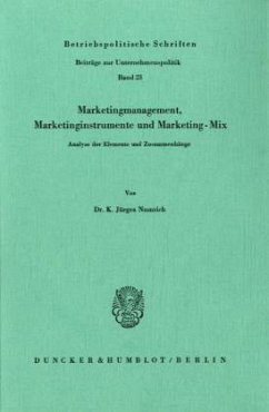 Cover Marketingmanagement, Marketinginstrumente und Marketing-Mix.