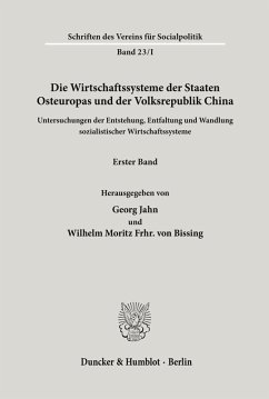 Cover Die Wirtschaftssysteme der Staaten Osteuropas und der Volksrepublik China.