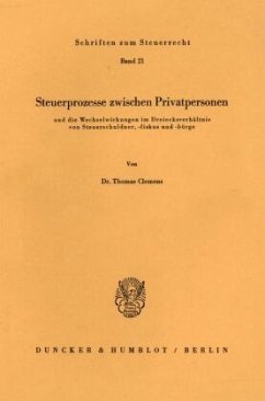 Steuerprozesse zwischen Privatpersonen - Clemens, Thomas