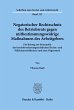 Negatorischer Rechtsschutz des... - Bild 1