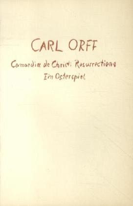 Comoedia de Christi Resurrectione Comoedia de Christi Resurrectione