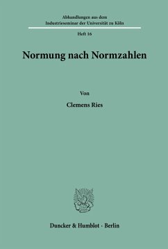 Cover Normung nach Normzahlen.