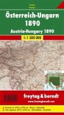 Österreich-Ungarn 1890, Historische Karte, Poster 1:1,5 Mio.