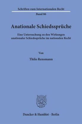 Anationale Schiedssprüche.