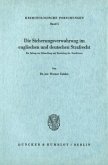 Die Sicherungsverwahrung im englischen und deutschen Strafrecht.