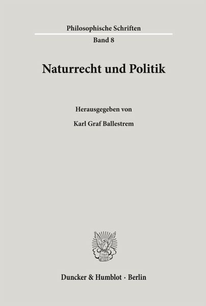 Naturrecht und Politik.