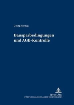 Cover Bausparkassenbedingungen und AGB-Kontrolle