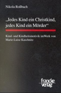 Cover 'Jedes Kind ein Christkind, jedes Kind ein Mörder'