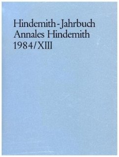 Cover Hindemith-Jahrbuch