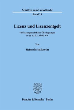 Cover Lizenz und Lizenzentgelt.