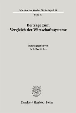 Beiträge zum Vergleich der Wirtschaftssysteme. - Boettcher, Erik (Hrsg.)