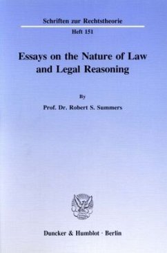 Essays on the Nature of Law and Legal Reasoning - Summers, Robert S.