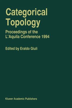 Categorical Topology - Giuli, Eraldo (Hrsg.)