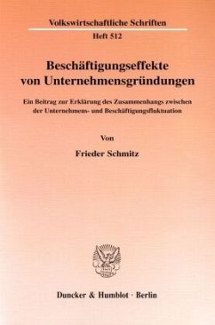 Cover Beschäftigungseffekte von Unternehmensgründungen.