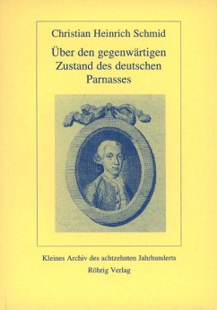 Cover Über den gegenwärtigen Zustand des deutschen Parnasses
