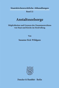 Anstaltsseelsorge. - Eick-Wildgans, Susanne