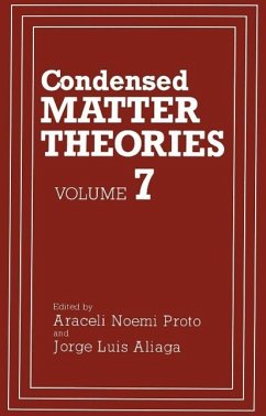 Condensed Matter Theories - International Workshop on Condensed Matter Theories