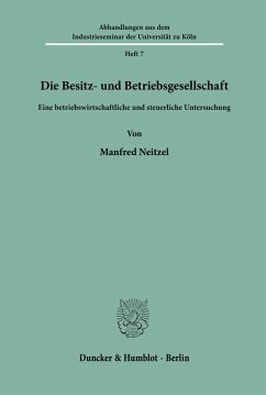 Cover Die Besitz- und Betriebsgesellschaft.