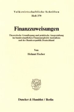 Finanzzuweisungen. - Fischer, Helmut