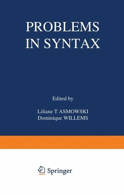 Problems in Syntax - Tasmowski, Liliane (ed.) / Willems, Dominique