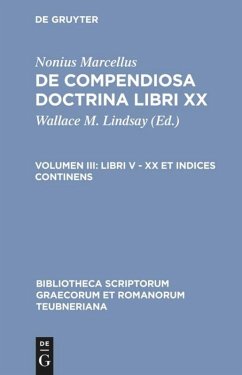 Libri V - XX et indices continens - Nonius Marcellus