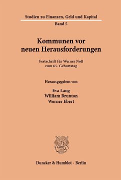 Kommunen vor neuen Herausforderungen. - Lang, Eva / Brunton, William / Ebert, Werner (Hgg.)