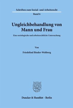 Cover Ungleichbehandlung von Mann und Frau.