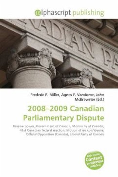 2008 - 2009 Canadian Parliamentary Dispute