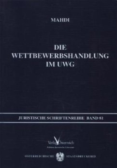 Cover Die Wettbewerbshandlung im UWG