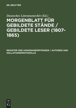 Register der Honorarempfänger / Autoren und Kollationsprotokolle