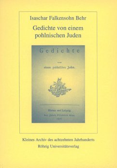 Gedichte von einem pohlnischen Juden - Behr, Isaschar Falkensohn