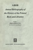 Abhb Annual Bibliography of the History of the Printed Book and Libraries