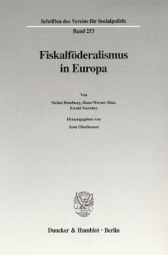 Fiskalföderalismus in Europa. - Oberhauser, Alois (Hrsg.)