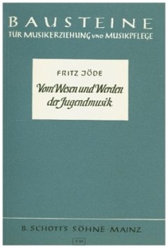 Cover Vom Wesen und Werden der Jugendmusik