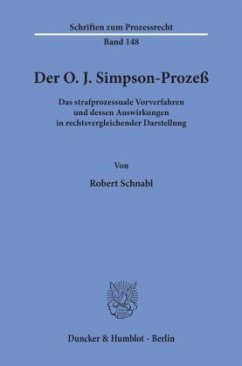 Der O. J. Simpson-Prozess - Schnabl, Robert