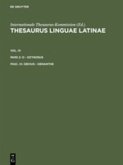 o - ozynosus / Thesaurus linguae Latinae IX. Pars 2. Fasc. III, Fasc.3
