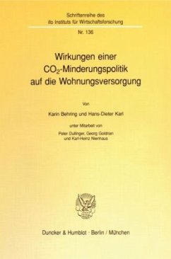 Wirkungen einer CO(2)-Minderungspolitik auf die Wohnungsversorgung. - Behring, Karin;Karl, Hans-Dieter